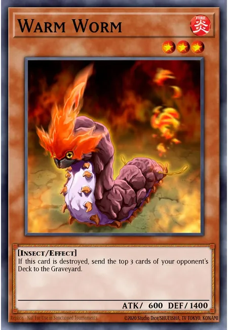Warm Worm · Yu-Gi-Oh! 5D's Tag Force 4 promotional cards