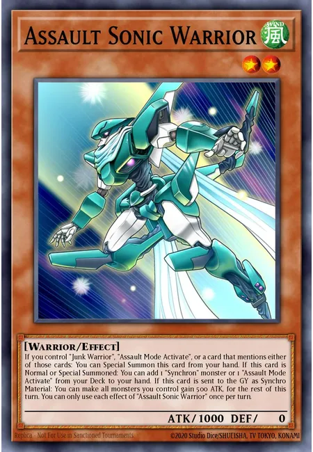 Assault Sonic Warrior · Blazing Dominion