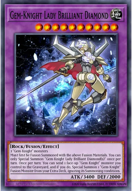 Gem-Knight Lady Brilliant Diamond · Clash of Rebellions
