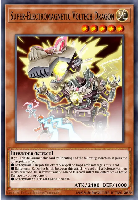 Super-Electromagnetic Voltech Dragon · Enemy of Justice