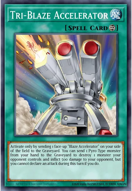 Tri-Blaze Accelerator · Legendary Duelists: Soulburning Volcano