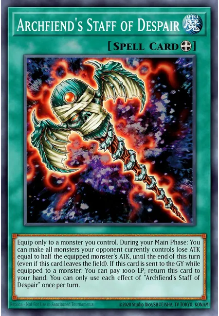 Archfiend's Staff of Despair