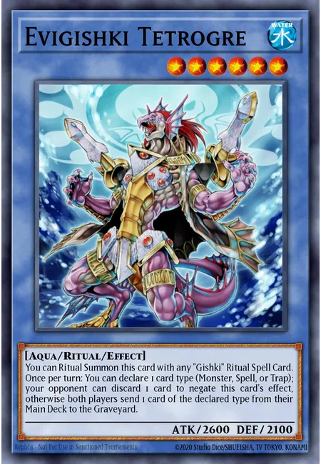 Evigishki Tetrogre · Duel Terminal 6a