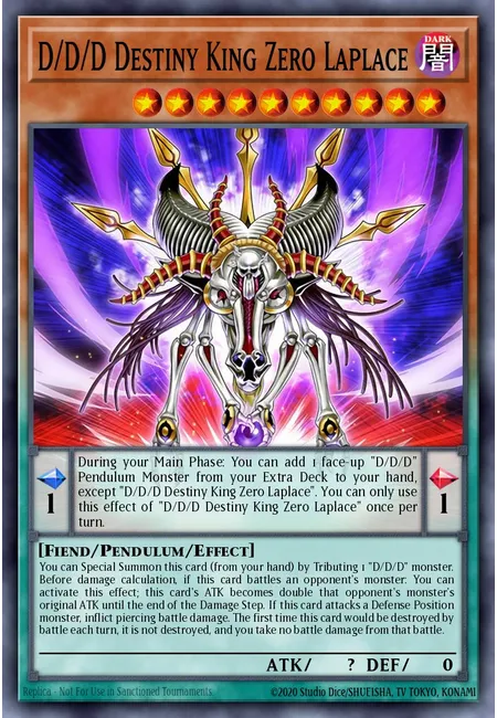 D/D/D Destiny King Zero Laplace
