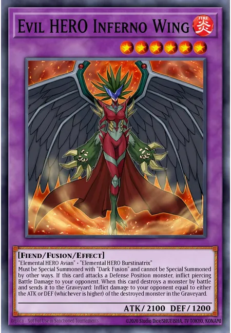 HERÓI Maligno Asa do Inferno