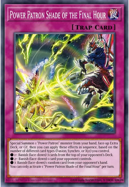 Power Patron Shade of the Final Hour