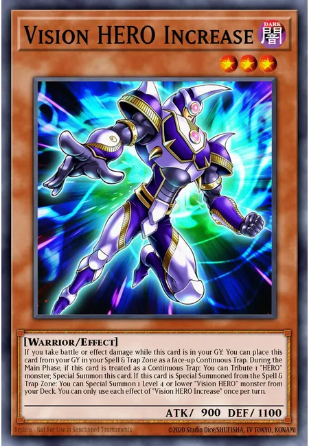 Vision HERO Increase · Battles of Legend: Chapter 1