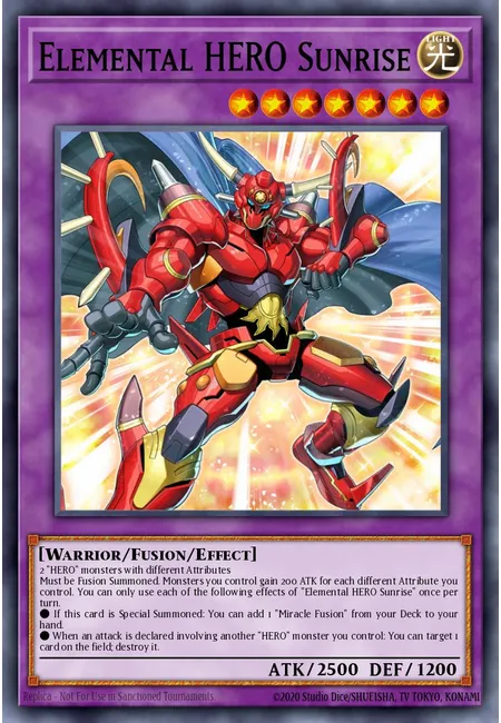 Elemental HERO Sunrise · Legendary Duelists: Magical Hero