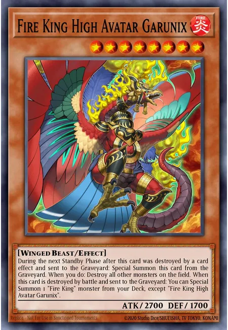 Fire King High Avatar Garunix