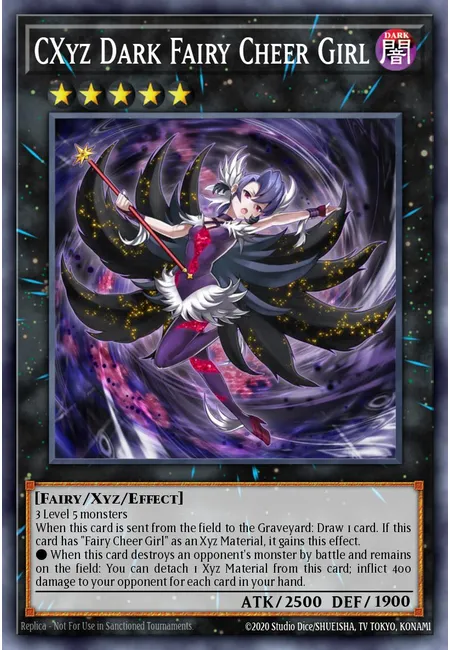 CXyz Dark Fairy Cheer Girl · Lord of the Tachyon Galaxy
