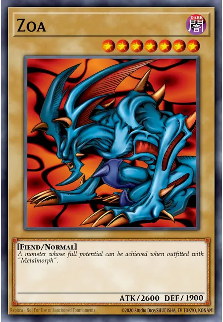 Zoa · Yu-Gi-Oh! The Falsebound Kingdom promotional cards