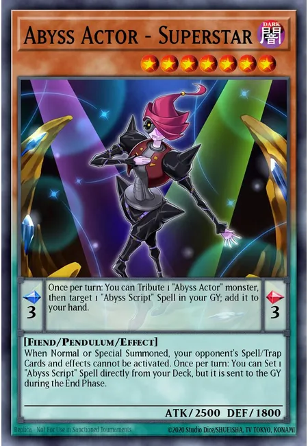 Abyss Actor - Superstar · Legendary Duelists: White Dragon Abyss