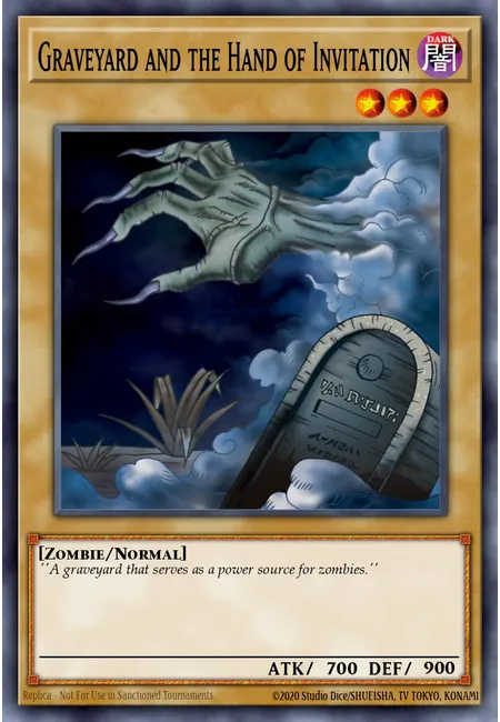 Cemitério e a Mão do Convite