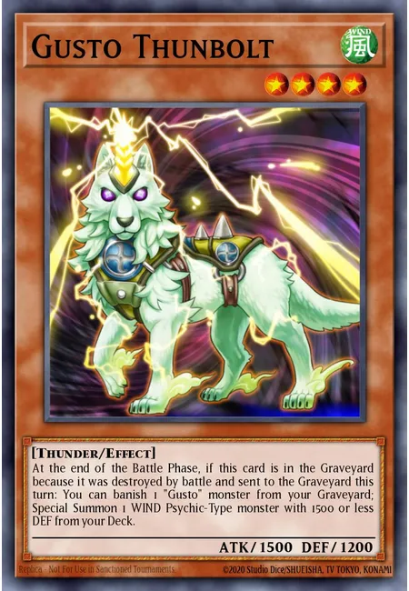 Gusto Thunbolt · Duel Terminal 5b