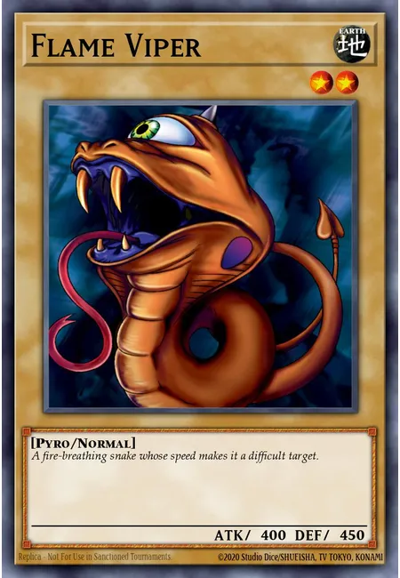 Flame Viper · McDonald's Promotional Cards 2