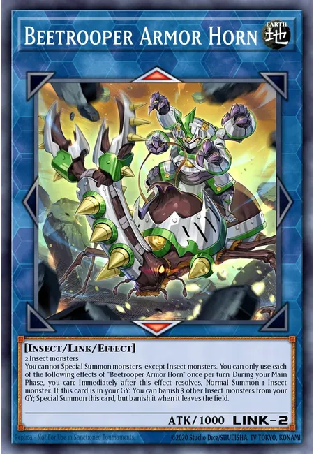 Beetrooper Armor Horn · 2022 Tin of the Pharaoh's Gods
