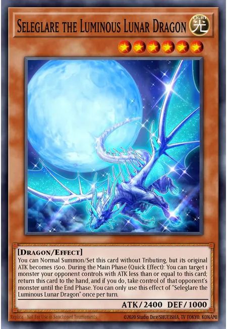 Seleglare, o Dragão Lunar Brilhante