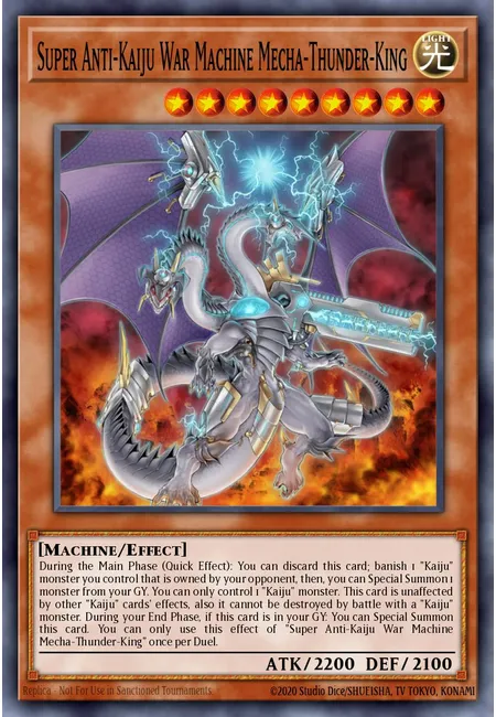 Super Anti-Kaiju War Machine Mecha-Thunder-King