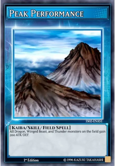 Peak Performance · Speed Duel Starter Decks: Duelists of Tomorrow