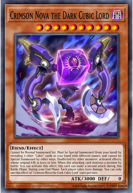 Crimson Nova the Dark Cubic Lord · Yu-Gi-Oh! The Dark Side of Dimensions Movie Pack: Gold Edition