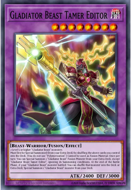 Gladiator Beast Tamer Editor · Maze of the Master