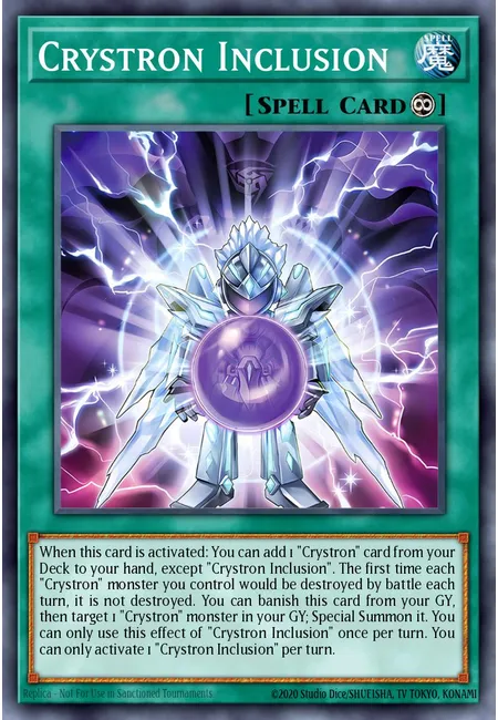 Crystron Inclusion