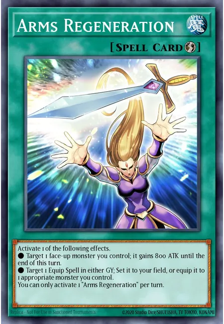 Arms Regeneration · Battles of Legend: Monstrous Revenge