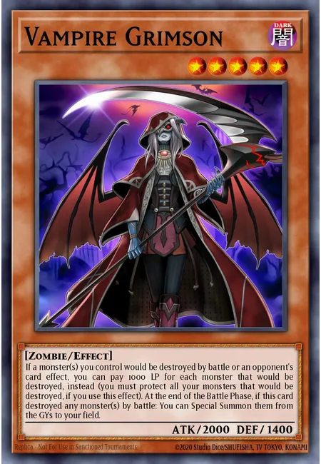 Vampire Grimson · 2019 Gold Sarcophagus Tin Mega Pack
