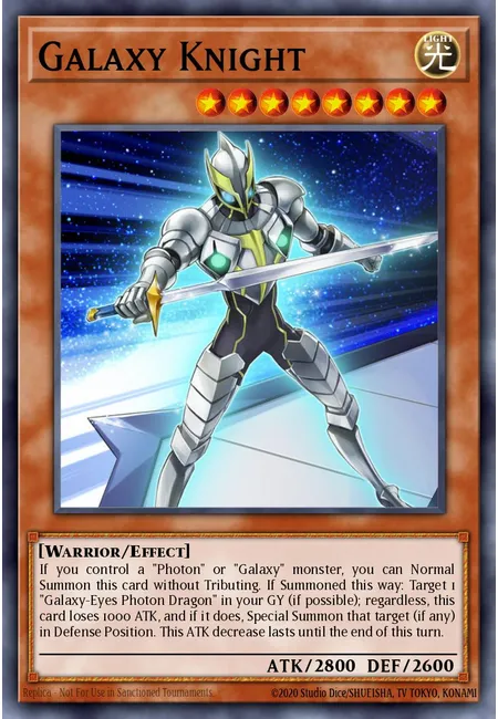Galaxy Knight · Legendary Duelists: White Dragon Abyss