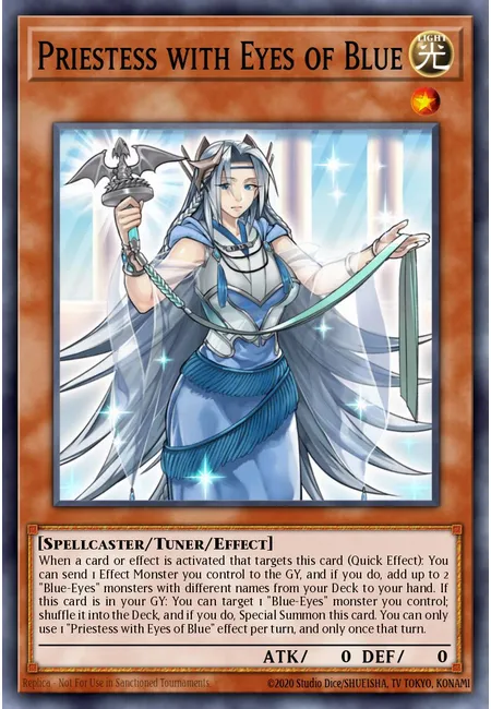 Priestess with Eyes of Blue
