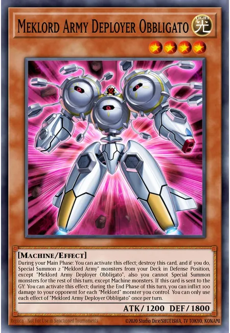 Condutor do Exército Senhormek Obbligato · Legendary Duelists: Rage of Ra