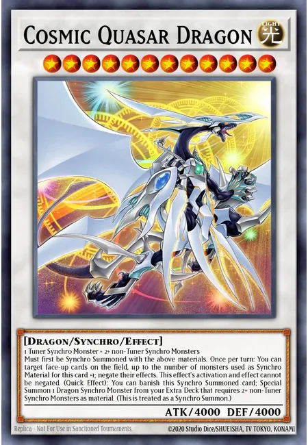 Cosmic Quasar Dragon