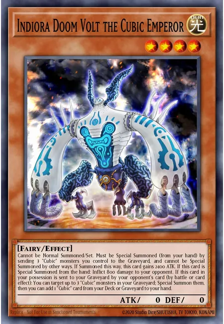 Indiora Doom Volt the Cubic Emperor · Yu-Gi-Oh! The Dark Side of Dimensions Movie Pack: Gold Edition