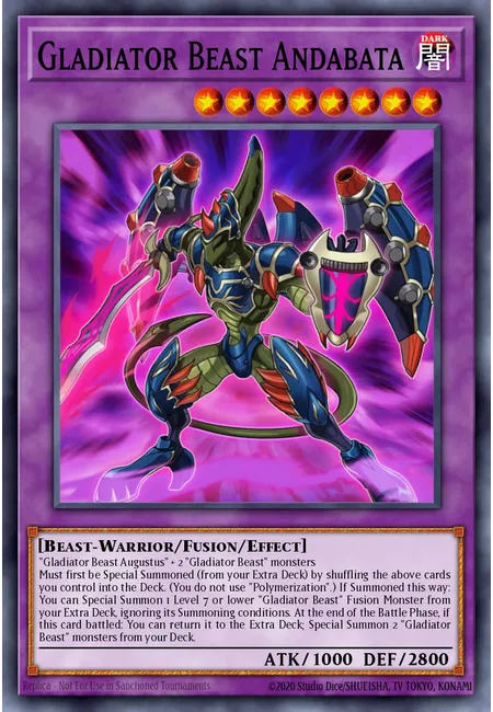 Gladiator Beast Andabata · Battles of Legend: Light's Revenge