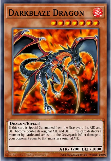 Darkblaze Dragon · Rise of the True Dragons Structure Deck