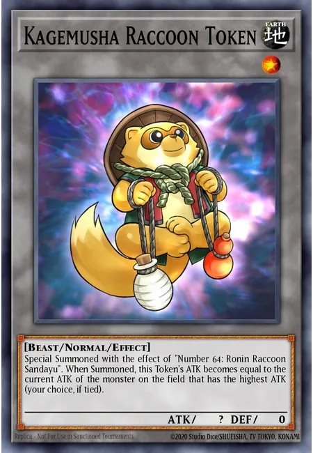 Kagemusha Raccoon Token