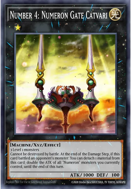 Number 4: Numeron Gate Catvari · Battles of Legend: Armageddon