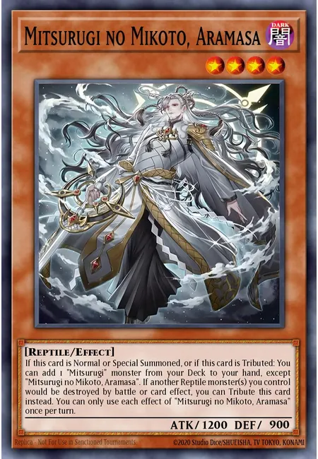Mitsurugi no Mikoto, Aramasa