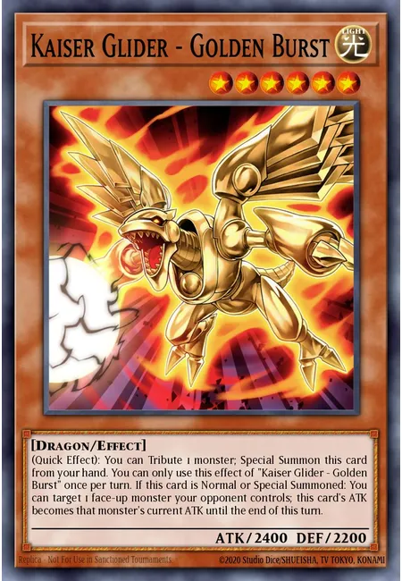 Planador Kaiser - Explosão Dourada · Legendary Duelists: Season 3