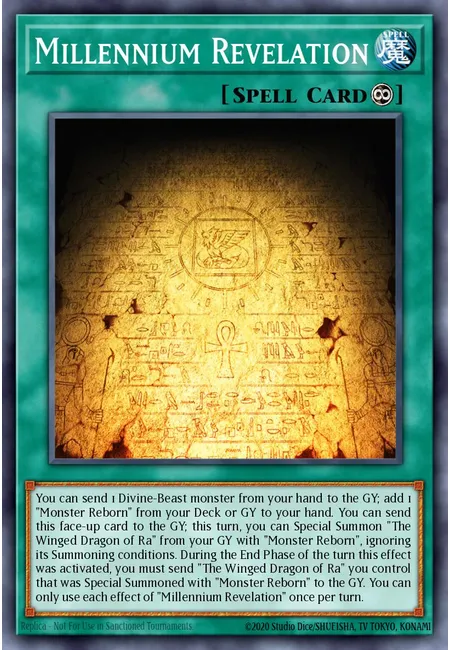 Millennium Revelation · Legendary Duelists: Rage of Ra
