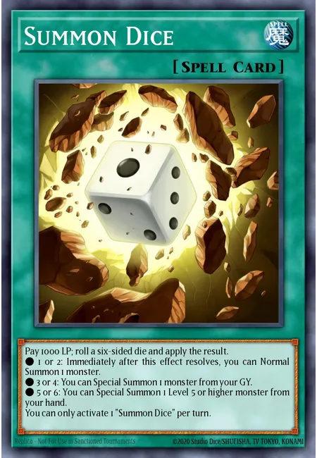 Summon Dice · Battles of Legend: Relentless Revenge