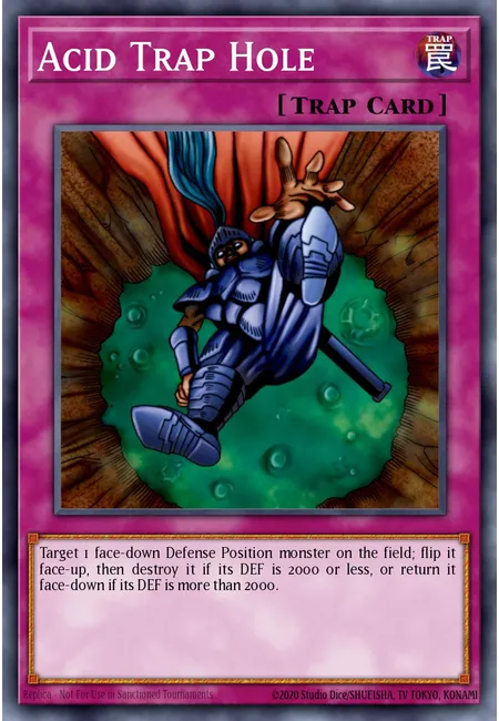 Acid Trap Hole