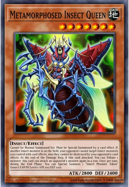 Metamorphosed Insect Queen · Legendary Duelists: Ancient Millennium
