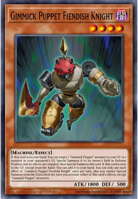 Gimmick Puppet Fiendish Knight · Maze of the Master