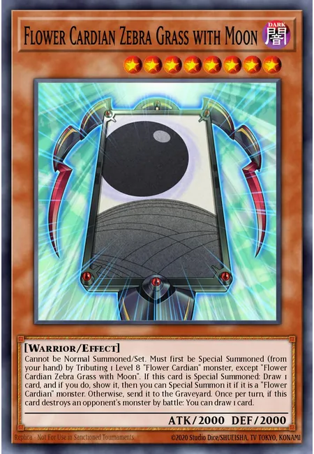 Flor Cardian Grama da Zebra com a Lua · Dragons of Legend: Unleashed