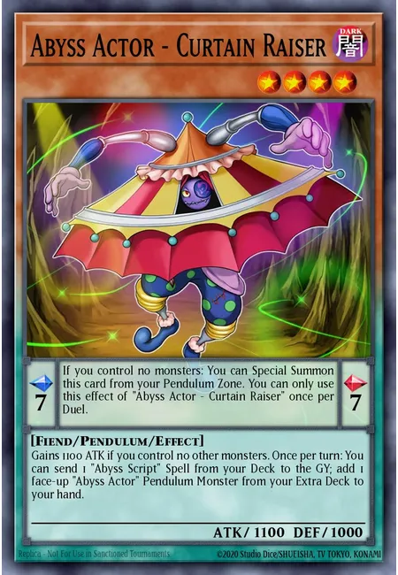 Abyss Actor - Curtain Raiser