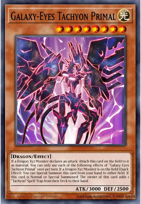 Galaxy-Eyes Tachyon Primal · Maze of the Master