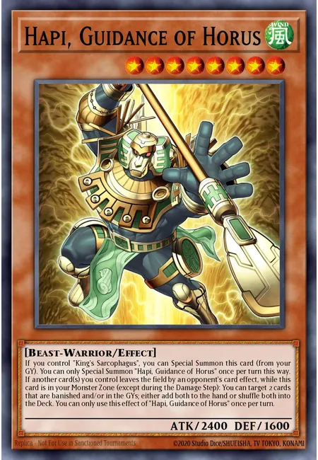 Hapi, Guidance of Horus