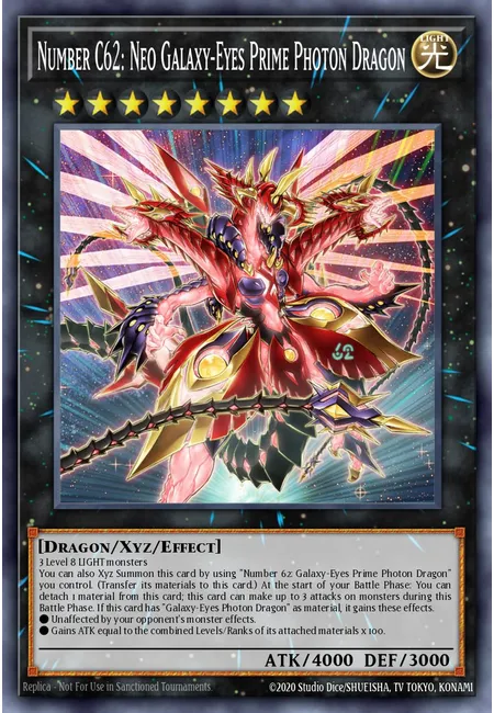Number C62: Neo Galaxy-Eyes Prime Photon Dragon