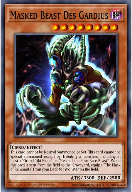 Masked Beast Des Gardius